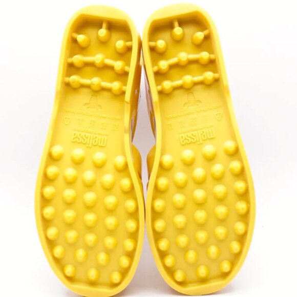 Melissa Felix the Cat Sandals - Yellow/Black - NEW - Picture 3 of 3